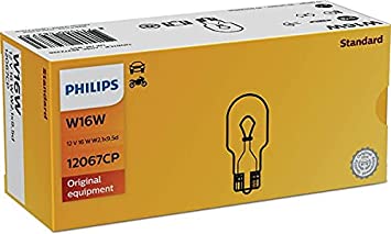 PHILIPS W16W 12067 12V 16W W2.1x9.5d CP