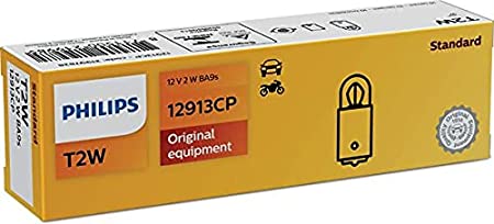 PHILIPS T2W  12913   12V 2W BA9S CP