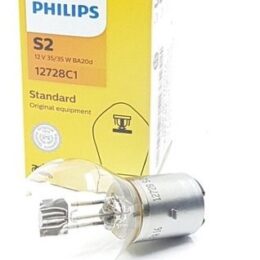 PHILIPS S2 12728 12V 35/35W BA20D C1