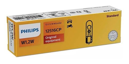 PHILIPS W1,2W 12516 12V CP