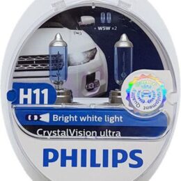PHILIPS H11/W5W 12362 CVU 12V          CrytalVision Ultra SM