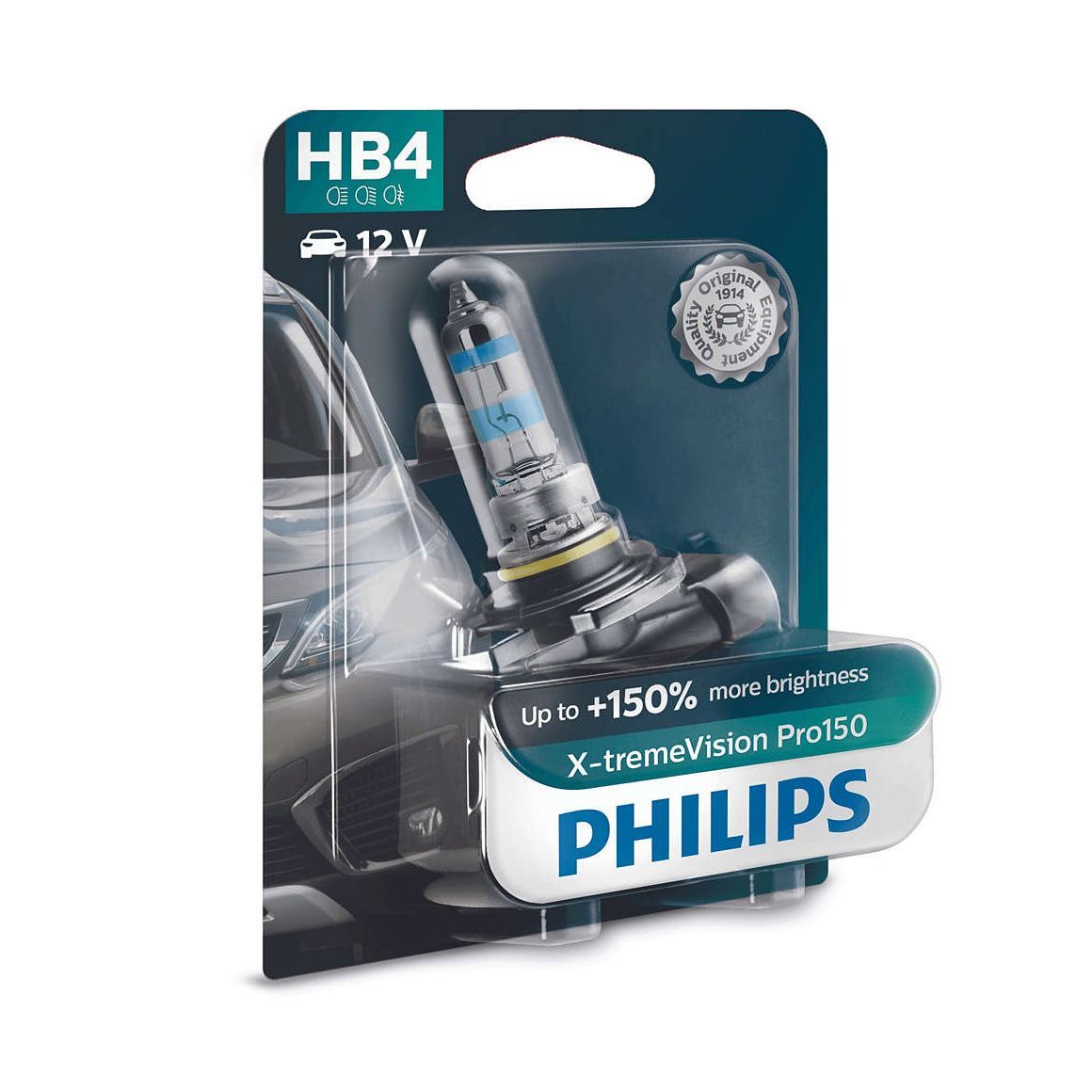 PHILIPS HB4 9006 XVP 12V 51W P22d      Pro 150% mas Luz B1