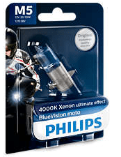 PHILIPS M5 12153 BV 12V 35/35W P15d-25-1 BlueVisión B1